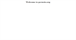 Desktop Screenshot of perusio.org